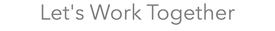 Let's Work Together